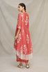 Double layer kurta set in batik chanderi